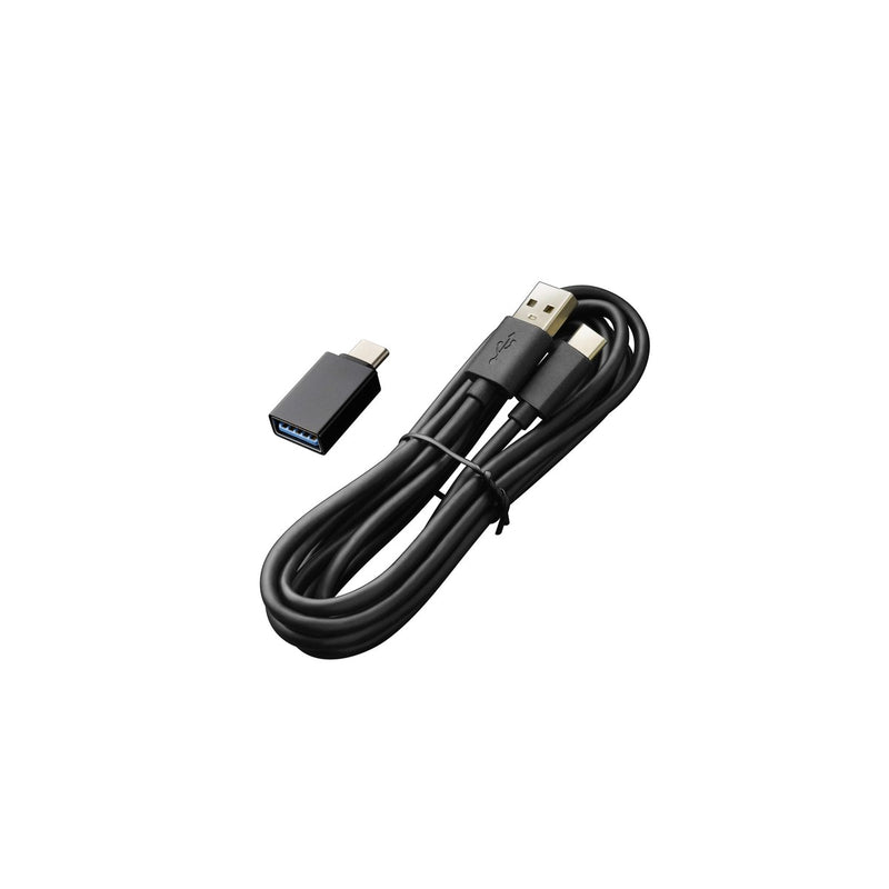 Audio-Technica AT2020USB-X Micrófono USB de condensador cardioide, ideal para estudio y videoconferencia, negro