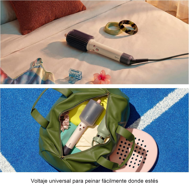 Dyson Airsmooth - Cepillo Moldeador y Secador, Voltaje Universal (Ceramic Pink / Rose Gold)