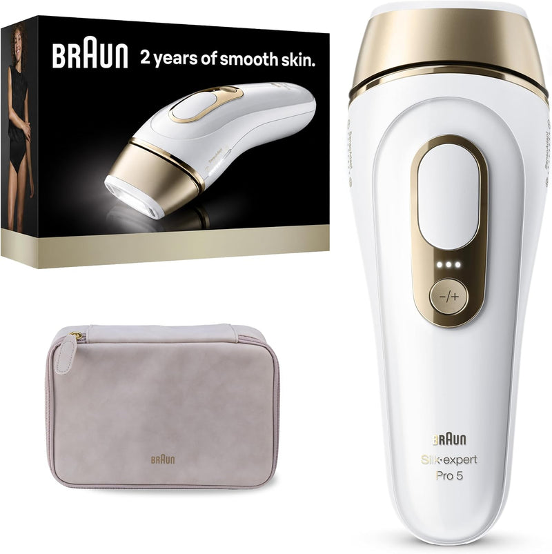 Braun Silk·Expert Pro 5 PL5137 - Depiladora Láser IPL para Cuerpo y Cara (incluye rasuradora Venus)