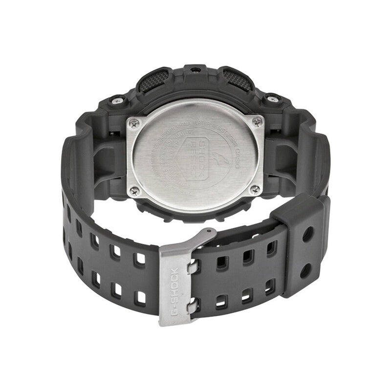 Casio G Shock Grey Digital Dial Resin Men's Watch GA100C-8ACR