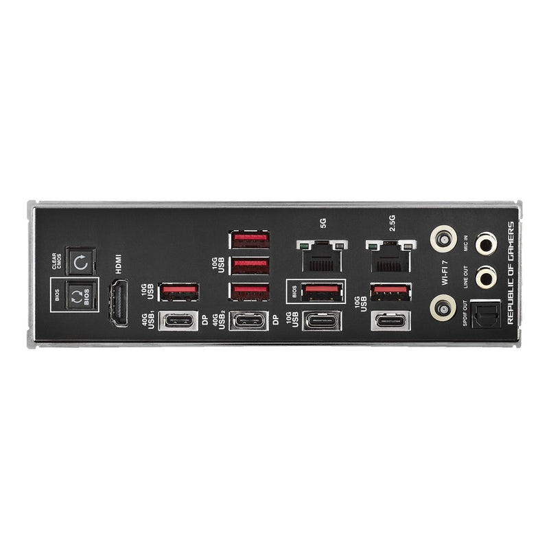 ASUS ROG Crosshair X870E Hero AMD X870E AM5 ATX Placa base con inteligencia artificial y 18+2+2 etapas de potencia