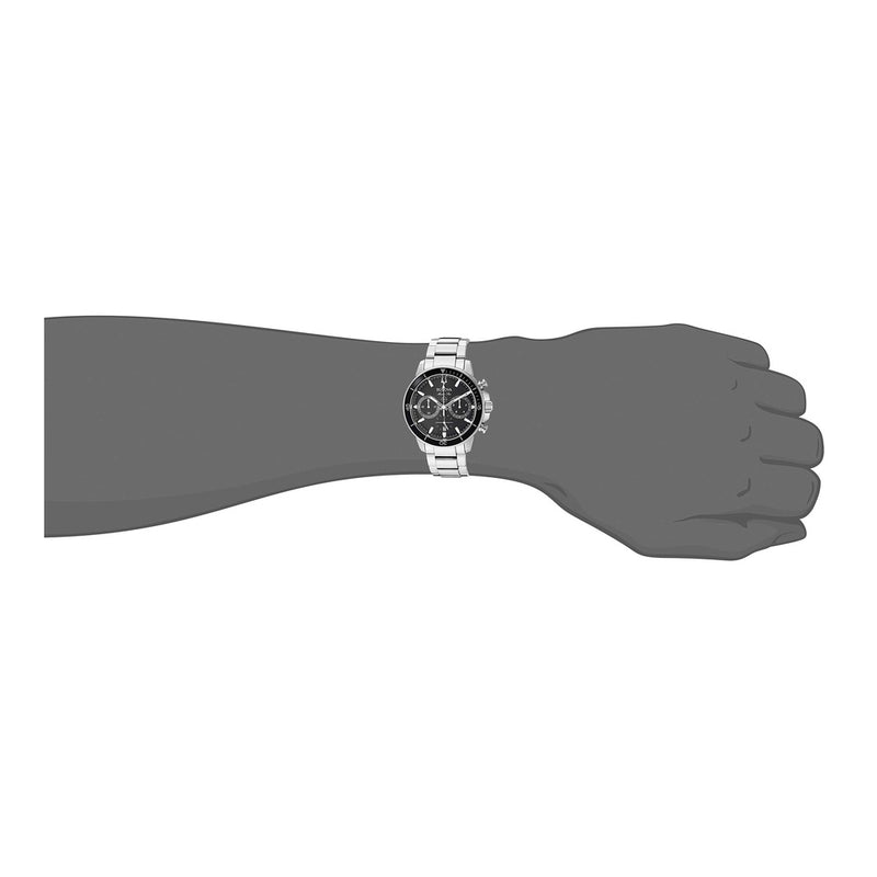 Bulova Marine Star Series C Reloj de Cuarzo Cronógrafo para Hombre con Esfera Negra y Acero Inoxidable