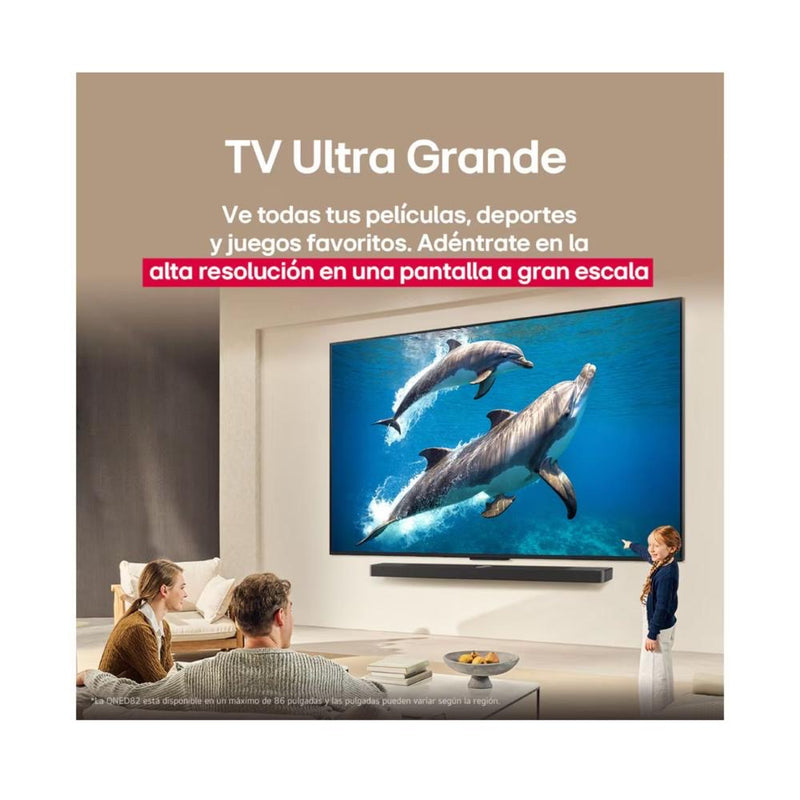 Televisor LG 65" QNED 4K Smart TV webOS 65QNED82