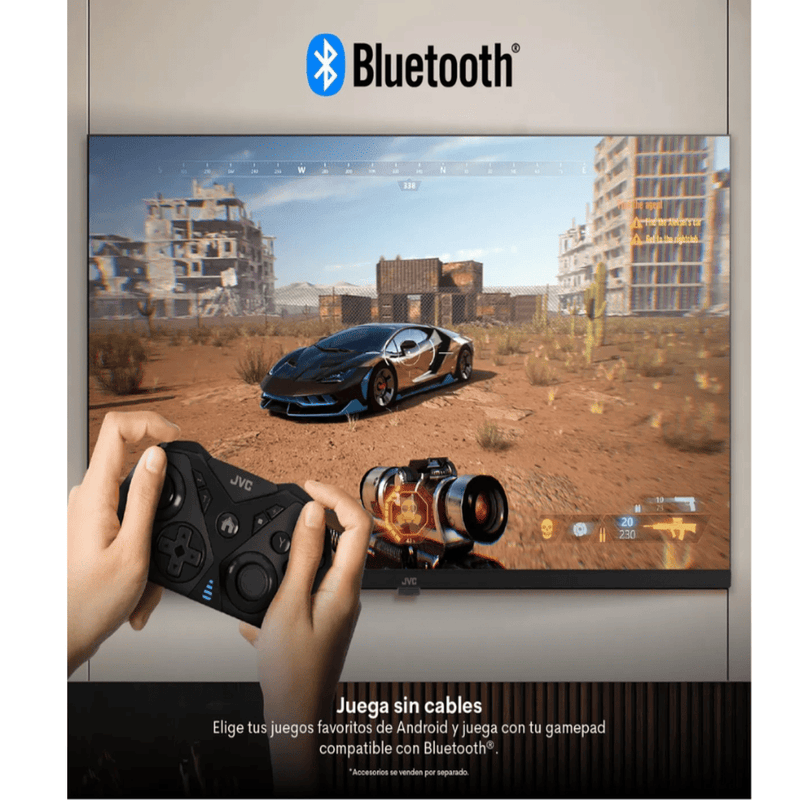 Televisor JVC 65” 4K UHD LED Google TV LT-65KM748