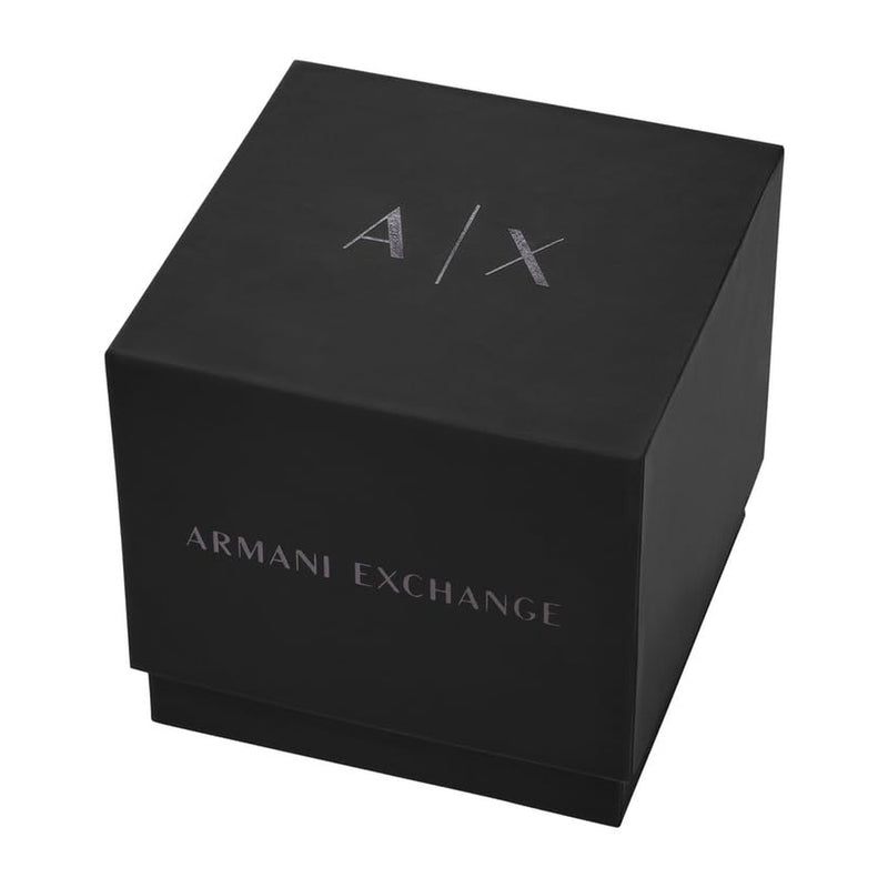 Reloj cronógrafo para hombre AX Armani Exchange, correa de cuero, acero inoxidable o silicona, moderno y resistente