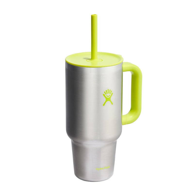 Hydro Flask Travel Tumbler 40oz - Stainless Lime