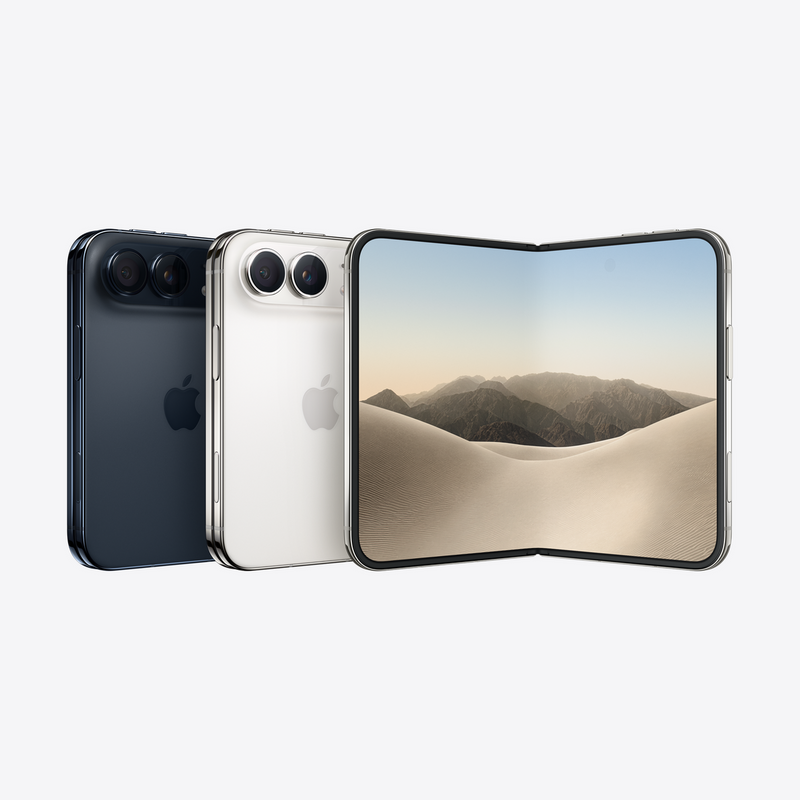 iPhone Duo Night Sky (7.6" plegable) — los dos acabados