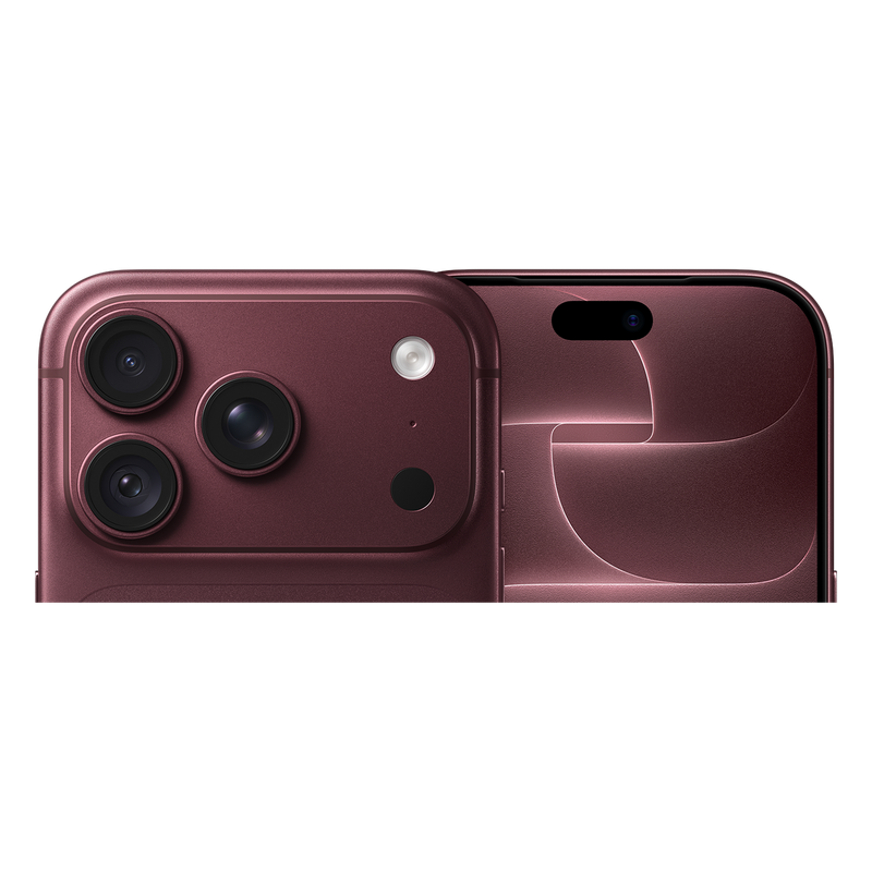 iPhone 18 Pro Borgoña (2026) — detalle del acabado