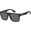 Gafas de sol cuadradas TH1605/S para hombre de Tommy Hilfiger, estilo preppy americano con protección UV