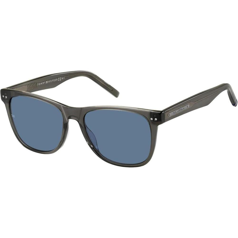 Tommy Hilfiger Gafas de sol modernas unisex en elegante diseño color gris magnesio, modelo Th 1712/s, incluye funda