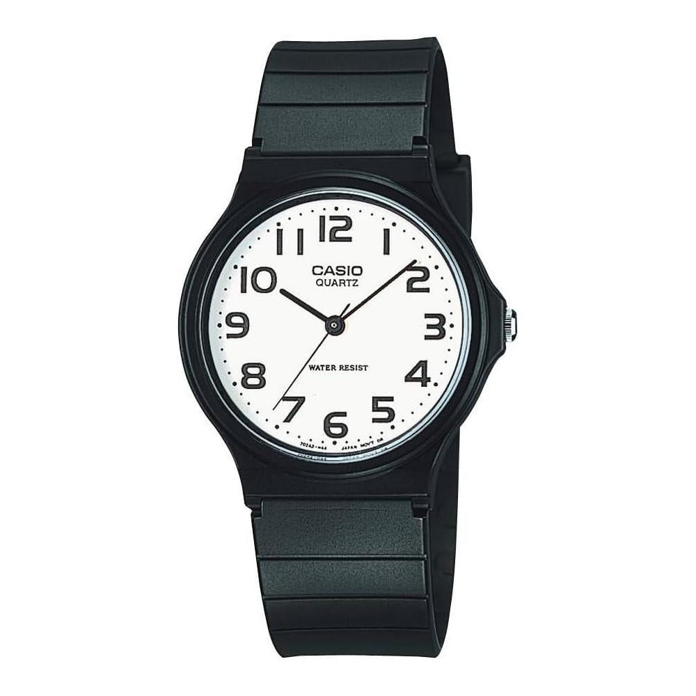 Casio Serie MQ24 Reloj analógico de cuarzo para hombre resistente al agua con diseño clásico y batería de larga duración