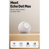 Amazon Echo Dot Max: bocina inteligente con Alexa, sonido envolvente y hub de Smart Home integrado, blanco glacial