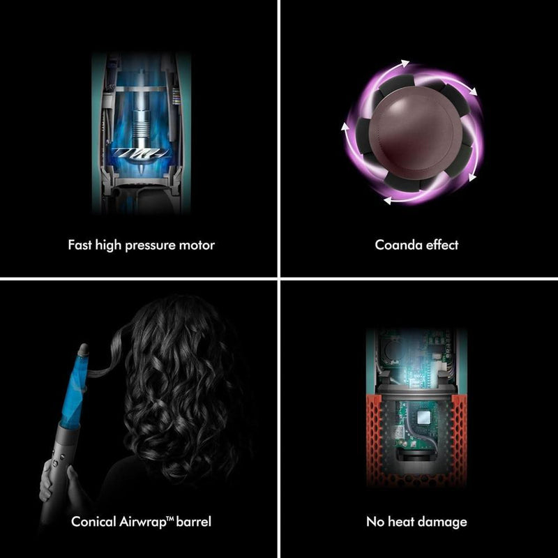 Dyson Airwrap i.d. Multi-Styler y secadora, ganador de Allure, conectado por Bluetooth, sin daño por calor, versatilidad inteligente