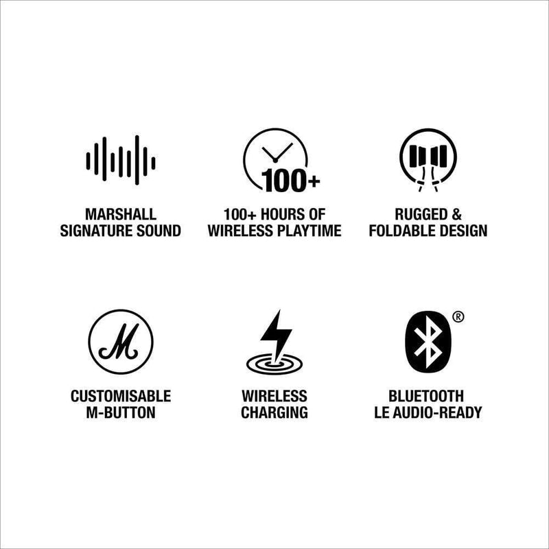 Marshall Major V Audífonos Bluetooth Mayor V Negro Supraaurales