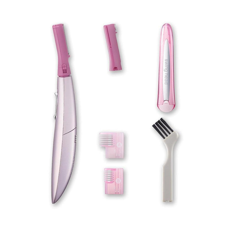 Panasonic Removedor de vello facial para mujer con cabezal pivotante y accesorios de cejas
