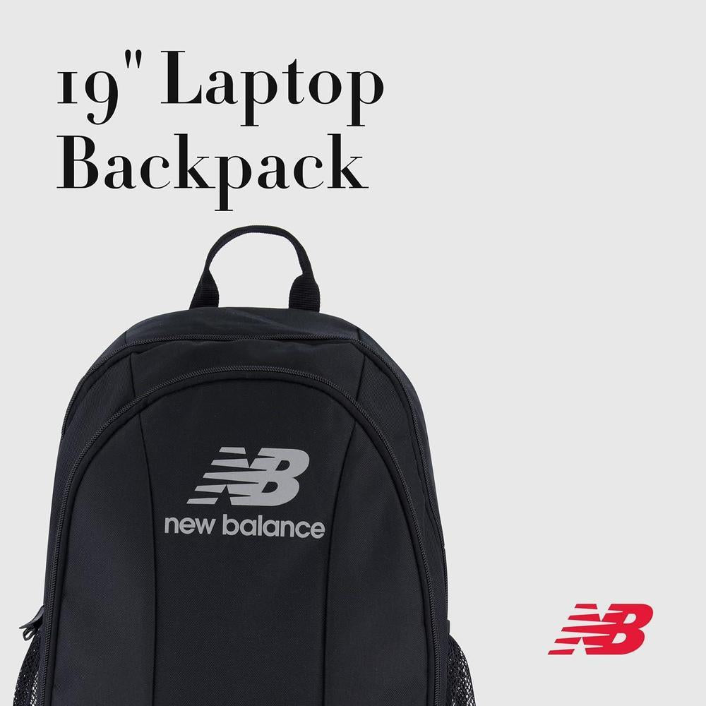 Mochila New Balance para laptop ideal para viajes con diseno elegant unaluka