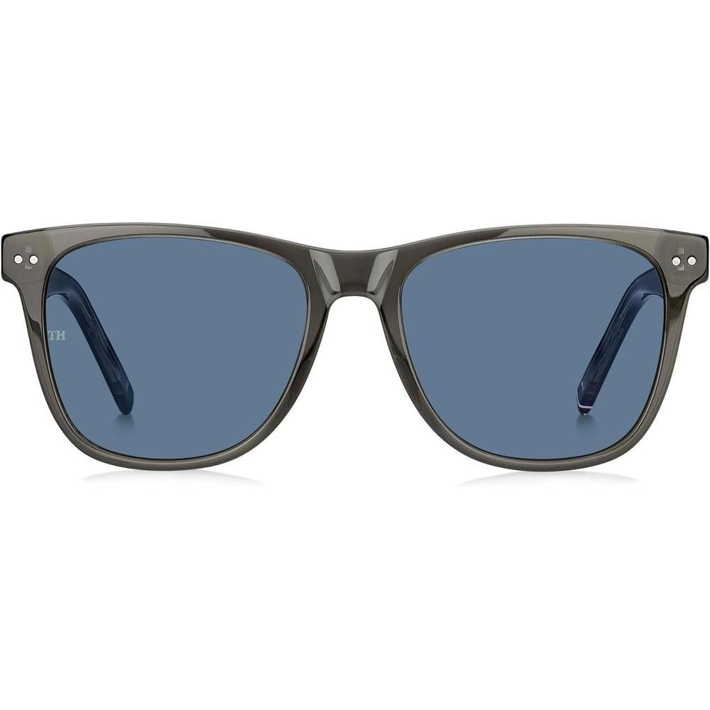 Tommy Hilfiger Gafas de sol modernas unisex en elegante diseño color gris magnesio, modelo Th 1712/s, incluye funda
