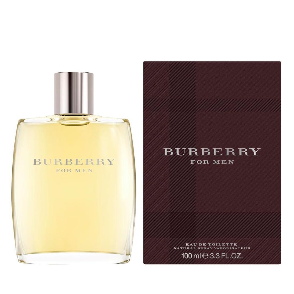 BURBERRY Eau de Toilette clásico con bergamota y menta, para hombres, fragancia de larga duración con sándalo y ámbar