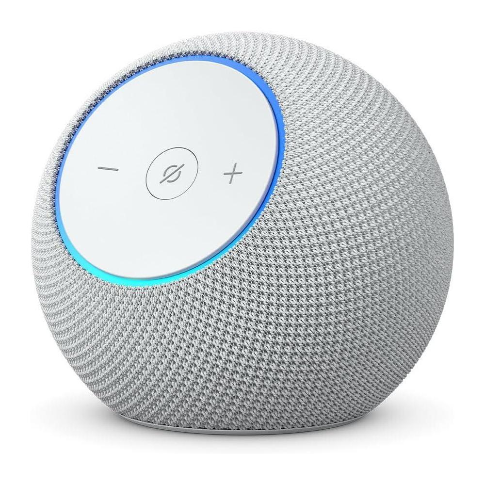 Amazon Echo Dot Max: bocina inteligente con Alexa, sonido envolvente y hub de Smart Home integrado, blanco glacial