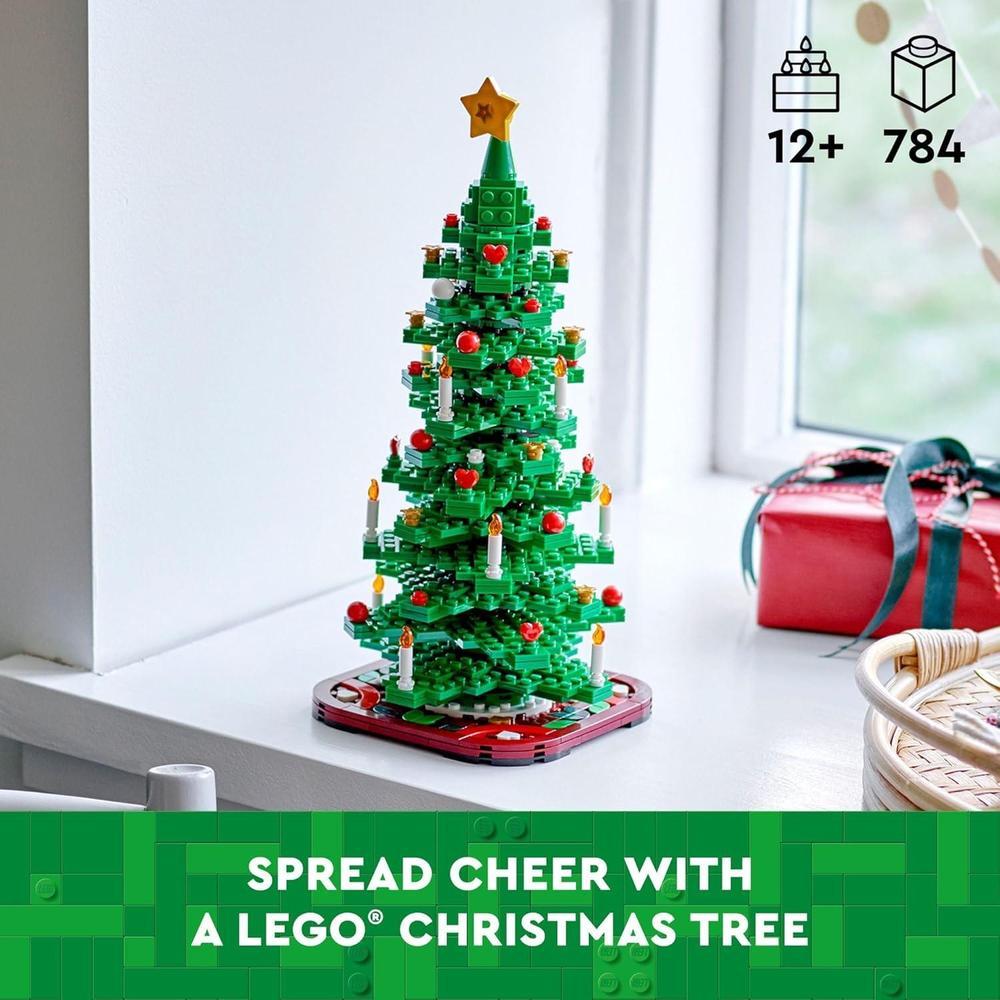 Hisgeru Árbol de bloques de construcción de Navidad, compatible con micro bloques de Navidad de Lego, apilables, juguetes nuevos, caja de regalo de vacaciones, regalos de Año Nuevo y cumpleaños para Hisgeru Árbol de bloques de construcción de Navidad, compatible con micro bloques de Navidad de Lego, apilables, juguetes nuevos, caja de regalo de vacaciones, regalos de Año Nuevo y cumpleaños para