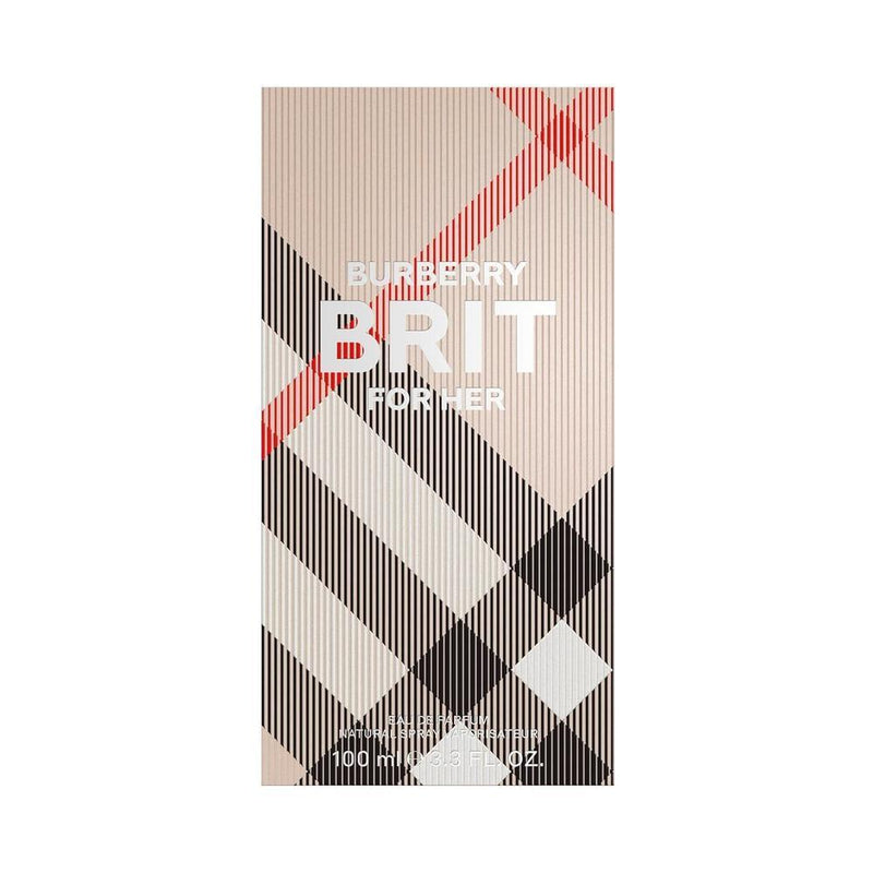 Burberry Brit Eau De Parfum, perfume floral para mujer con notas de pera helada, almendra azucarada y vainilla
