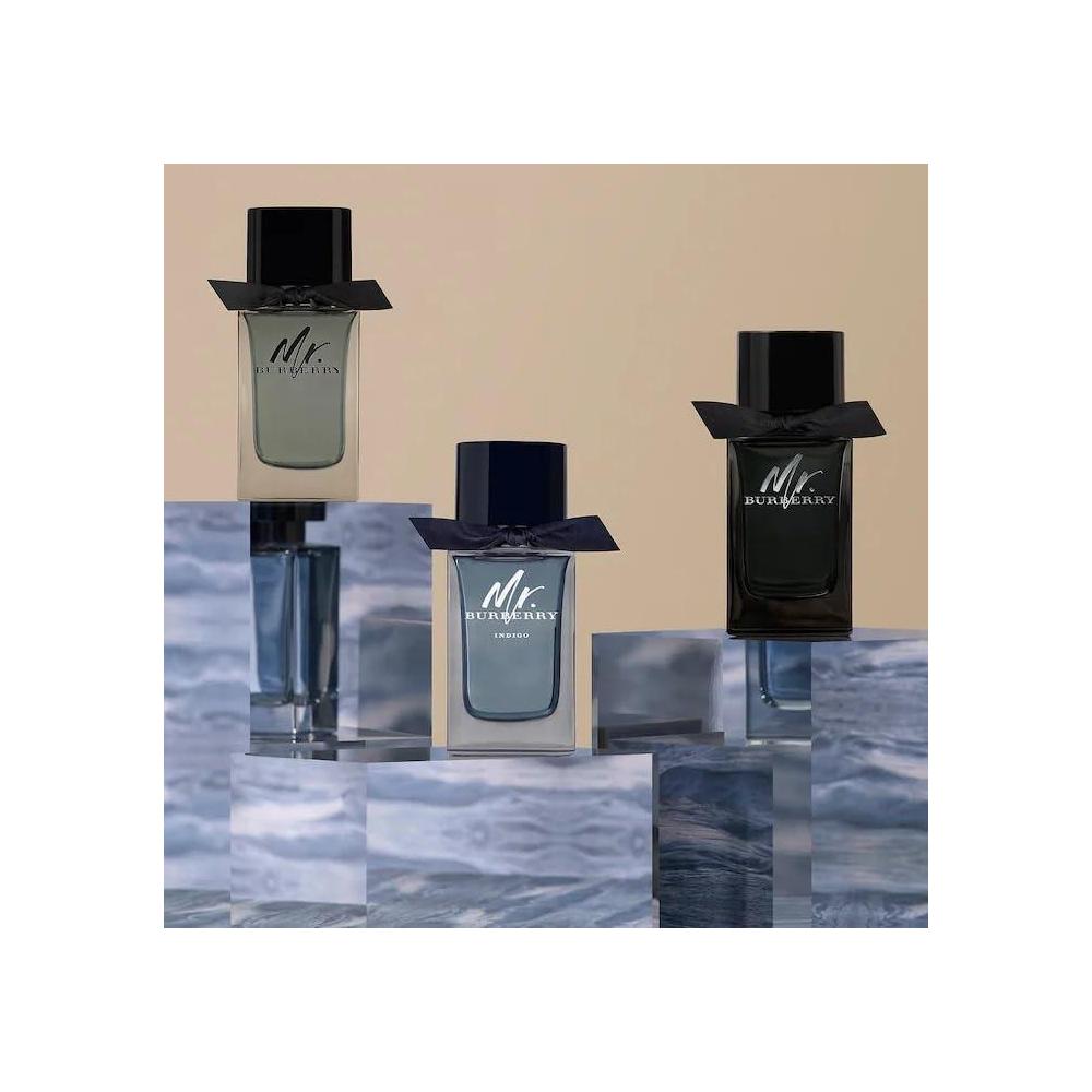 BURBERRY Mr Eau de Parfum - Colonia amaderada aromática masculina con estragón, canela, pachulí y vetiver de larga duración