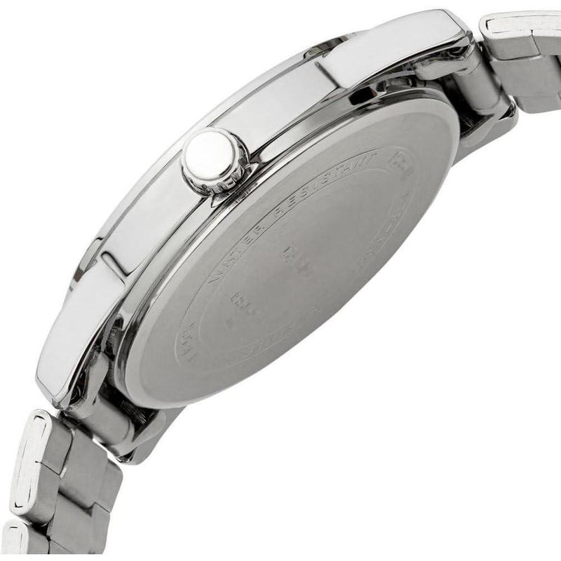 Reloj Casio para Hombre Estándar de Acero Inoxidable, Esfera Negra de Fácil Lectura MTP-V001D-1B