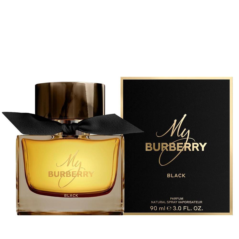 BURBERRY My Black Eau de Parfum, perfume floral de lujo para mujer con notas de jazmín, rosa, ámbar y pachulí duradero