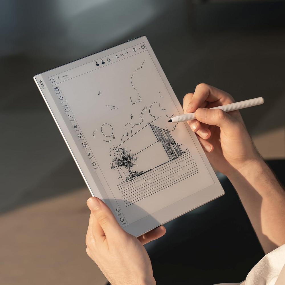 Boox Tablet Go 10.3, Pantalla De Tinta Electrónica Sin Luz Frontal, 4GB Ram, 64GB Almacenamiento, 300 Ppi, Android 12