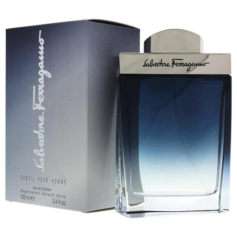 Subtil Eau de Toilette para Hombres de Salvatore Ferragamo, fragancia clásica y elegante con cardamomo y jengibre