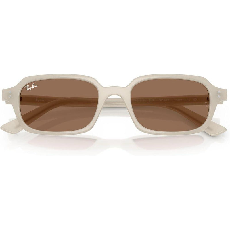 Gafas de Sol Ray-Ban RB4455 Zuri con Marco Cuadrado Negro y Lentes Polarizadas Gris Oscuro