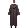 Disfraz de túnica para hombre, disfraz de adulto, bata de Halloween, uniforme con capucha. Incluye túnica, tabardo, cinturón, pantalón y capa.