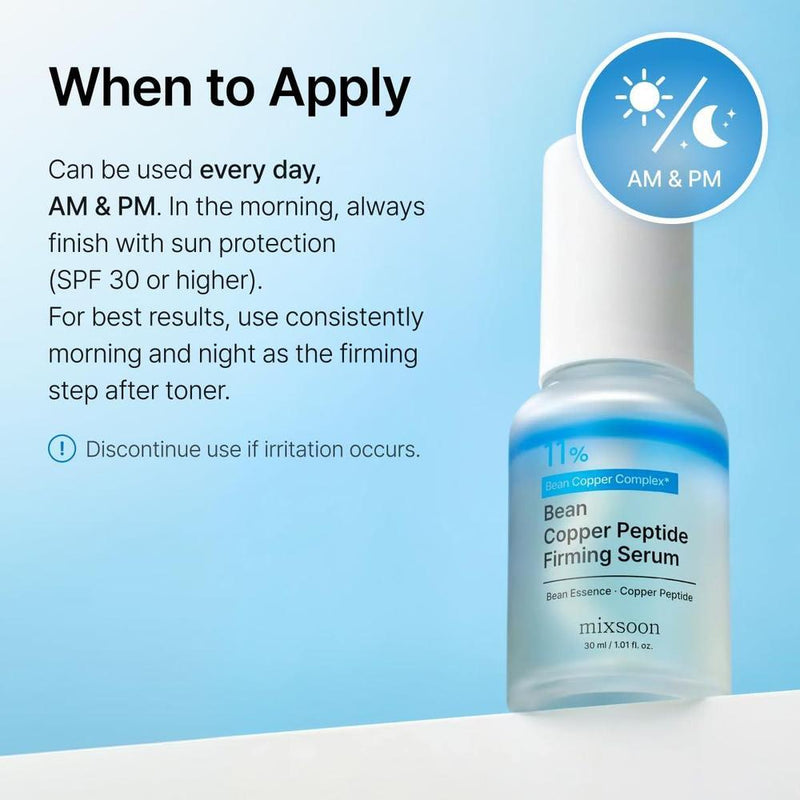 Suero Facial Mixsoon Con 2% Niacinamida + Péptidos De Cobre 30ml