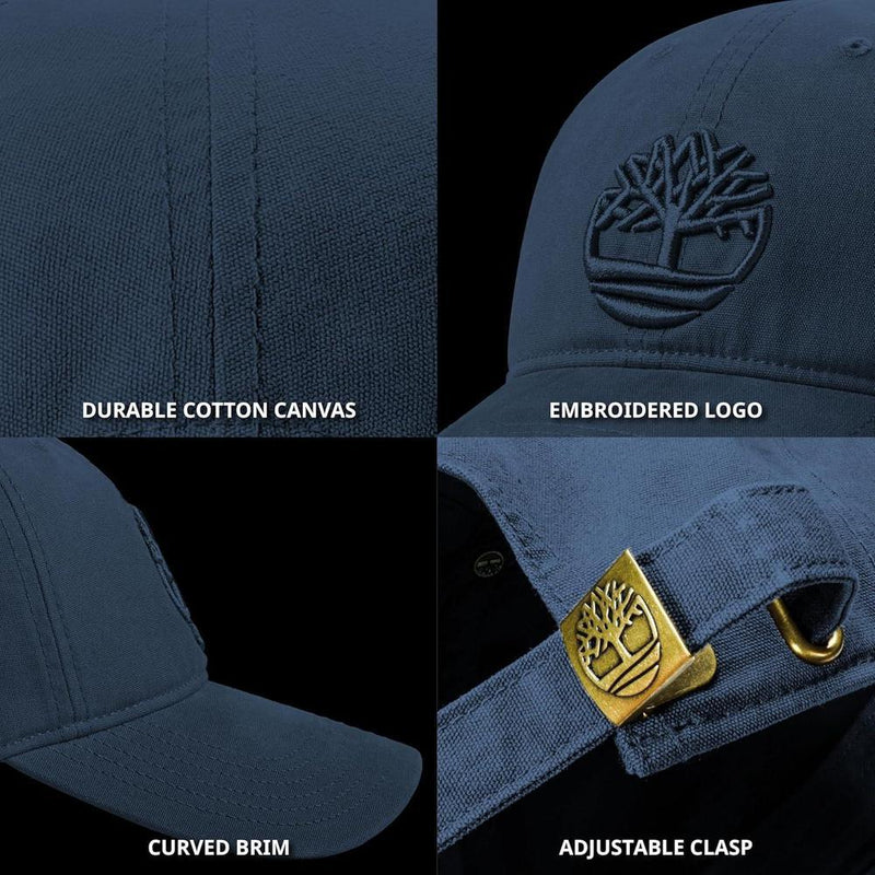 Gorra de béisbol para niños Timberland Soundview, fabricada en lona de algodón. Ajustable, ligera, duradera y de talla única