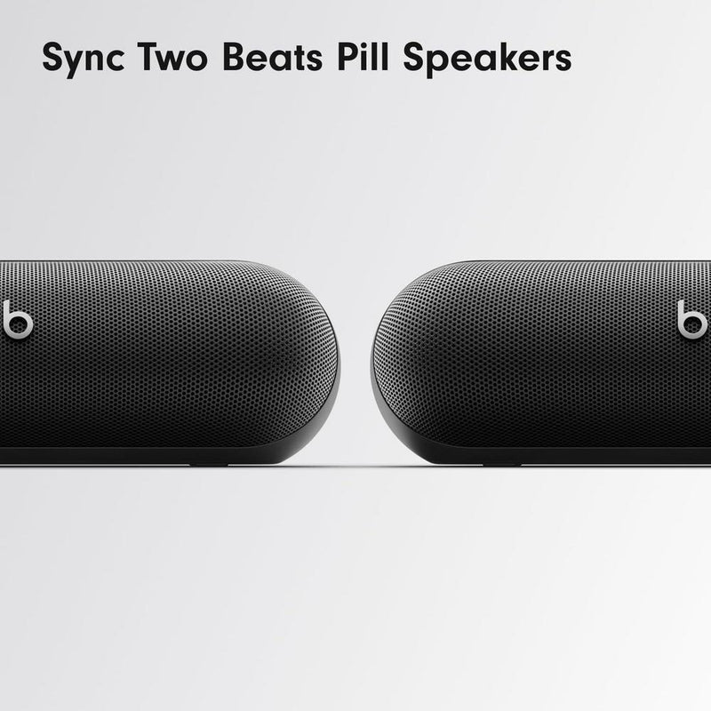 Beats Pill - Altavoz Bluetooth portátil con batería de larga duración, resistente al agua, compatible con Apple y Android