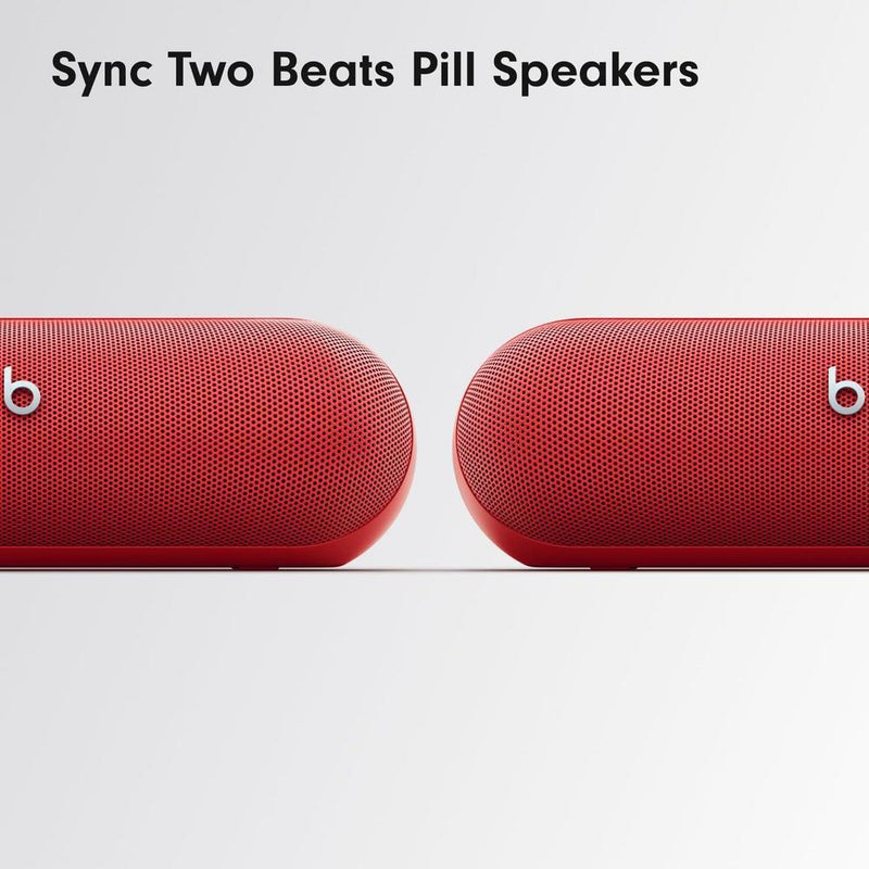 Beats Pill - Altavoz Bluetooth portátil con batería de larga duración, resistente al agua y compatible con Apple y Android
