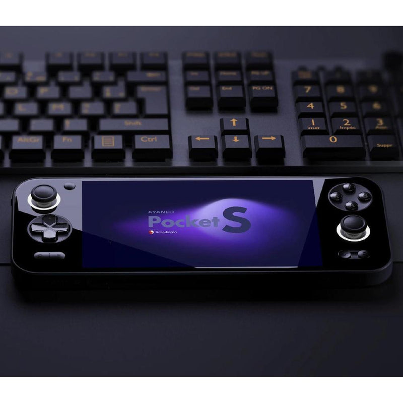 AYANEO Pocket S consola portátil de videojuegos Android con pantalla completa Snapdragon G3x Gen 2 (negro, 16 GB+512 GB)
