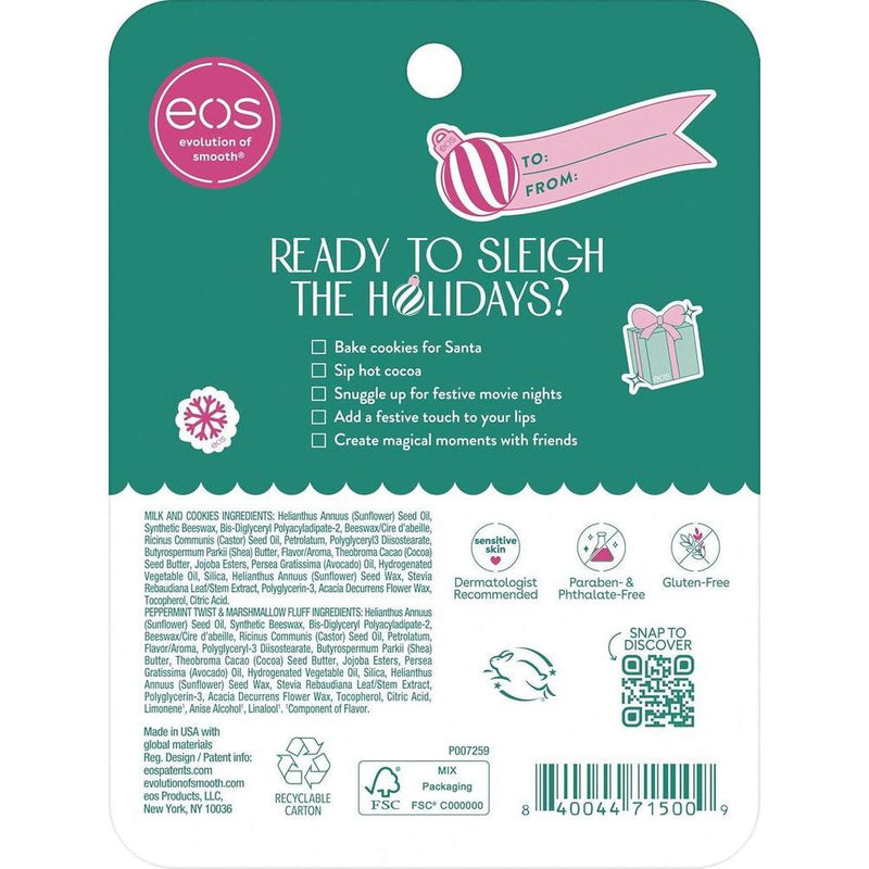 Eos Holiday Set Mini Super Bálsamos Hidratación 24H
