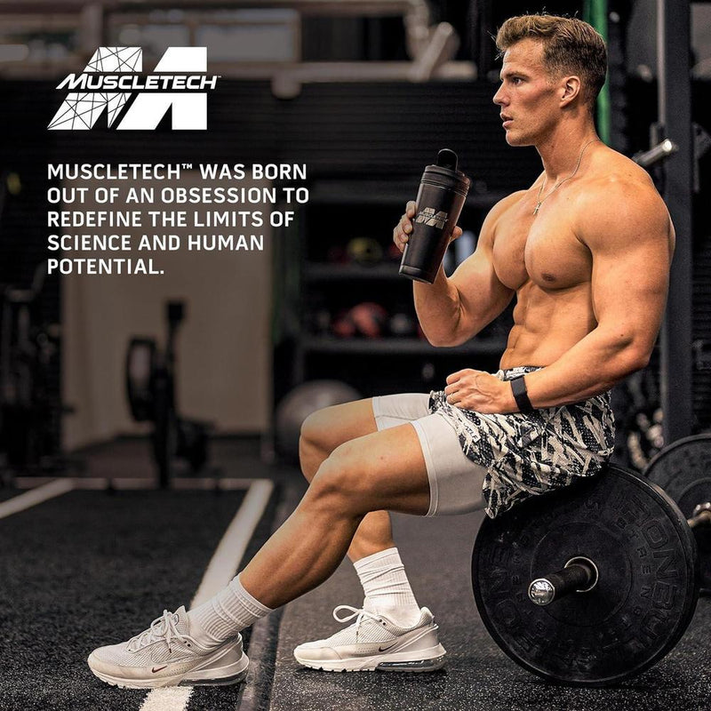 MuscleTech Platinum Creatina en polvo micronizada para recuperación muscular, 80 dosis, sin sabor, 400 g, 12.7 cm LxWxH