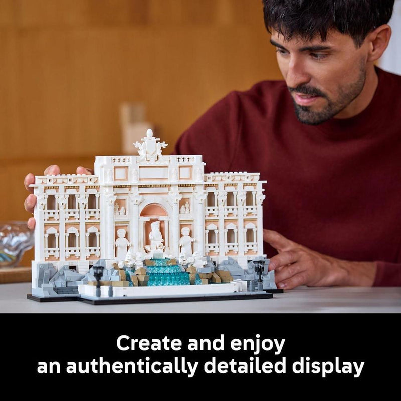 LEGO Architecture Fuente de Trevi Juego de Construcción para Adultos - Monumento Italiano - Regalo para Mujeres y Hombres