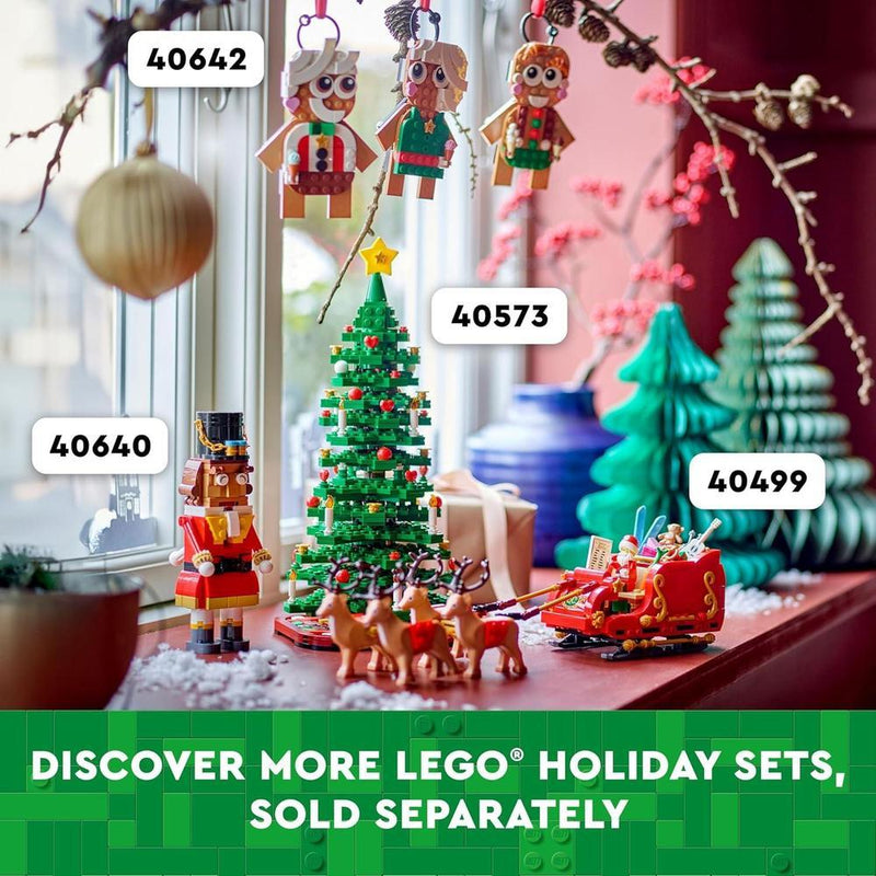 LEGO Árbol de Navidad, juguete de construcción para niños y niñas a partir de 12 años, mini decoración navideña para el hogar