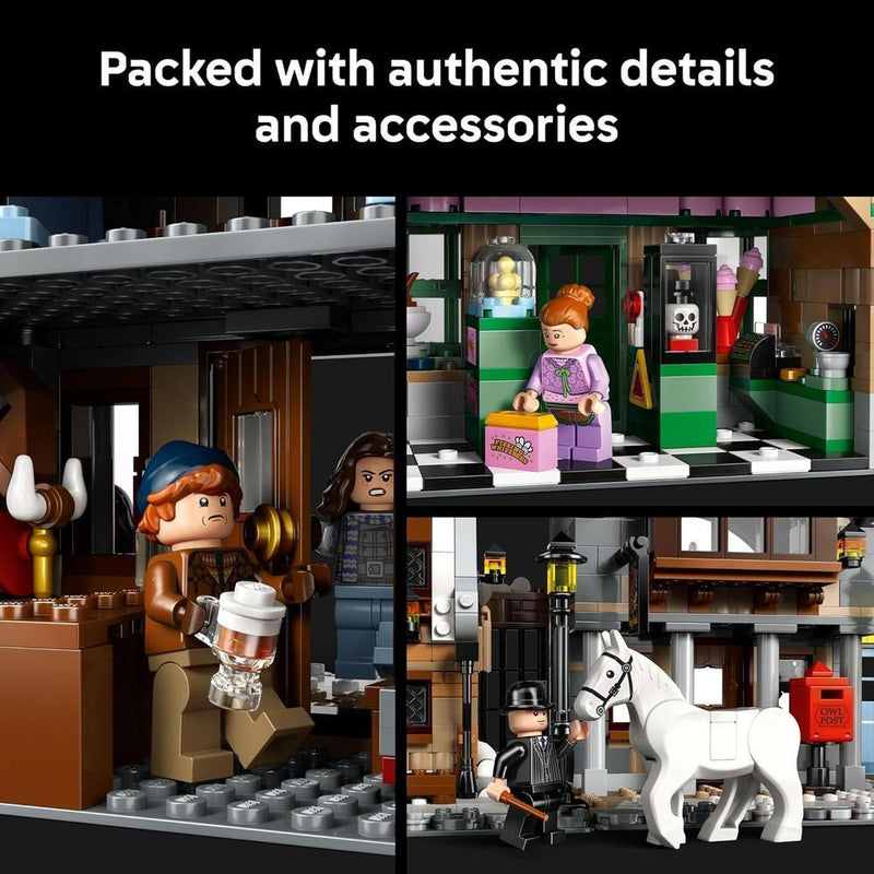 LEGO Harry Potter Hogsmeade Village Edición Coleccionista para Adultos con 7 Edificios y 12 Minifiguras