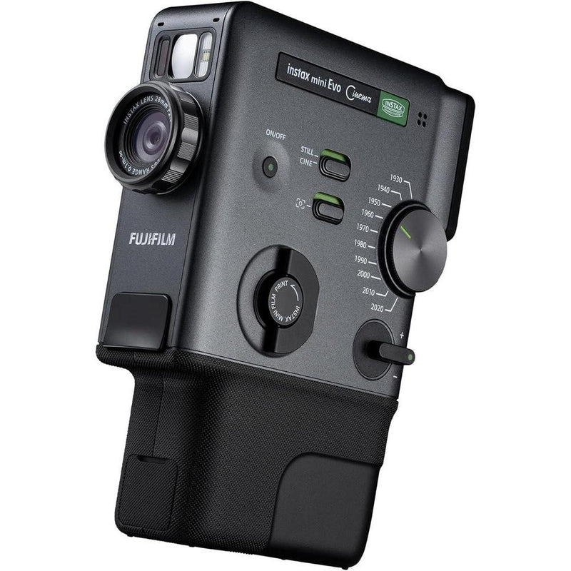 FUJIFILM instax mini Evo, cámara instantánea con efectos creativos, Bluetooth, diseño elegante, y opciones de impresión personalizables