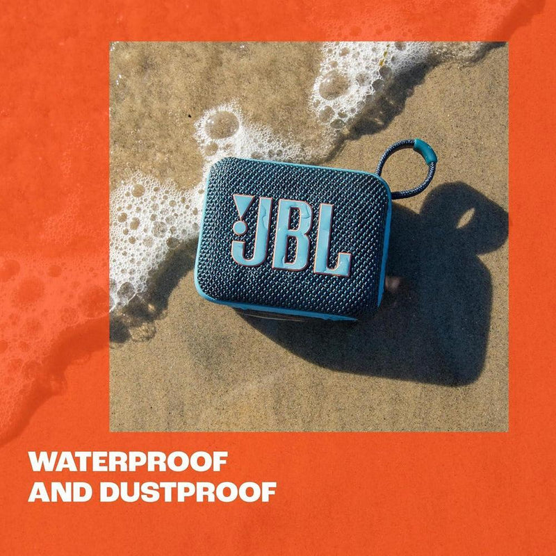 JBL Go 4 - Bocina Bluetooth ultraportátil con sonido JBL Pro, resistente al agua y polvo, batería de larga duración