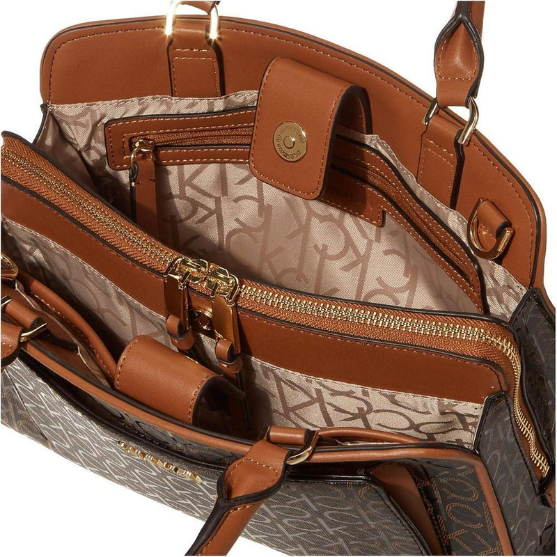 Calvin Klein Margot - Bolso con logotipo texturizado en relieve