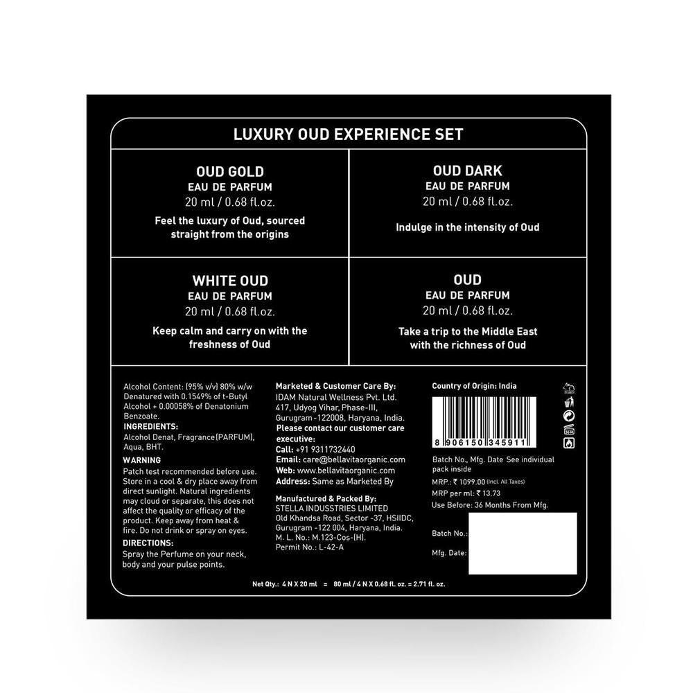 Luxury OUD Experience Eau De Parfum Gift/Discovery Set for women and men