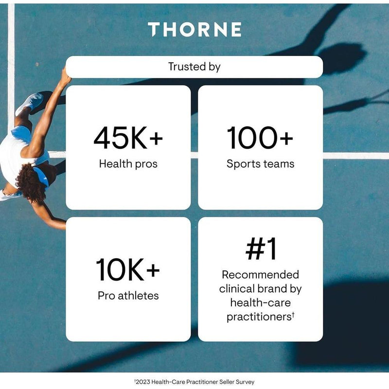 THORNE - Glicinato de magnesio que apoya el sueño reparador, relajación muscular y la salud del corazón