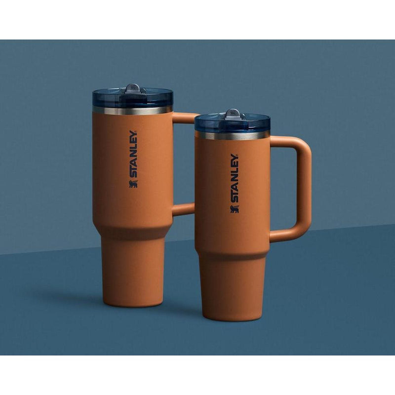Vaso de paja STANLEY Quencher ProTour antifuga con popote y asa integrado, ideal para viajes, acero inoxidable sin BPA