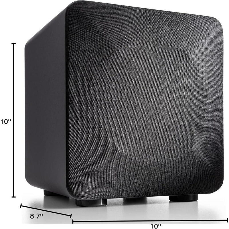 Audioengine Subwoofer S6, altavoz compacto con graves profundos y potencia de 210 W para TV y cine en casa