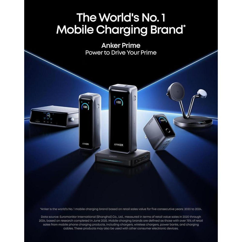Anker Prime Power Bank con salida máxima de 300W, carga bidireccional, control por app, compatible con MacBook y iPhone